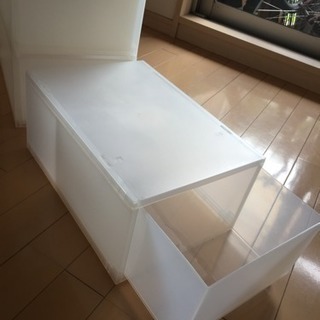 《急募》無印良品クリアケース  4個の画像