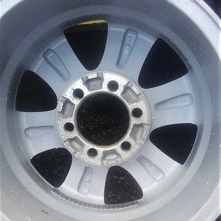 美品 トヨタ ランクル プラド 純正 ２６５/６５R１７タイヤ ホイール４本の画像