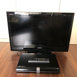【3点セット】TOSHIBA(東芝)32V型 REGZA TV＋...