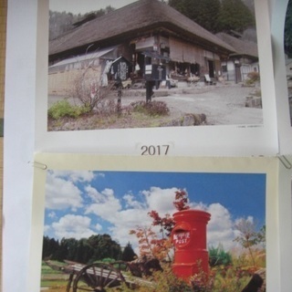 ★ポストのある風景　カレンダー　ポスターにの画像