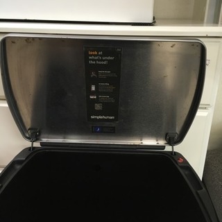 福岡 早良区 原 simplehuman 38L ステンレス ダストボックス シンプルヒューマンの画像
