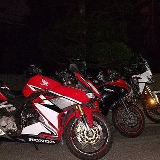ナイト　ツーリング　バイク　&　車　楽しく走るこれが大切🙆