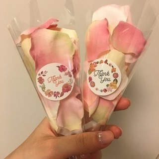 フラワーシャワー コーン、フラワーペタル 結婚式