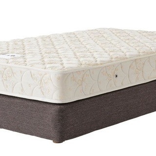 B 【モデルルーム展示品】 FIS 藤栄 BOARD マットレス スプリングボトム セット 幅90cm ボンネルコイルの画像