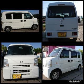 値下げ コミコミ価格 価格相談可能 車検長い H32.4迄 スクラムバン 4WD AT 調子◎の画像