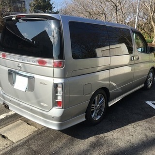 個人分割可能 車検2年付き 極上 修復歴なし 走行8万キロ エルグランド ライダー 白本革の画像