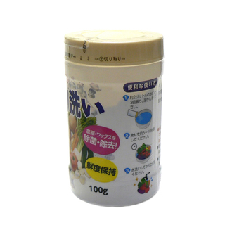 ☆ホタテの力　野菜・くだもの洗い 　100g入り　1箱30個入りセット 