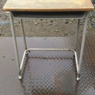 学校で使用した机