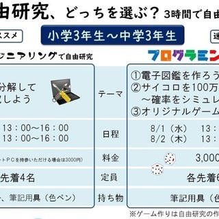 今年の自由研究はプログラミング？リバースエンジニアリング？の画像