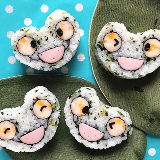 ミニカエルの飾り巻き寿司　ワンコイン　体験レッスン