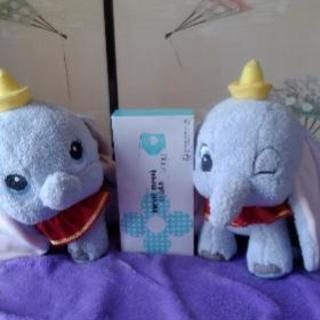 ダンボぬいぐるみ２体☆ゲーセン景品の画像