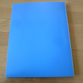 ライオン クリアーブック （スタンダードタイプ） B4サイズ 青色 ２０ポケット 中古　美品の画像