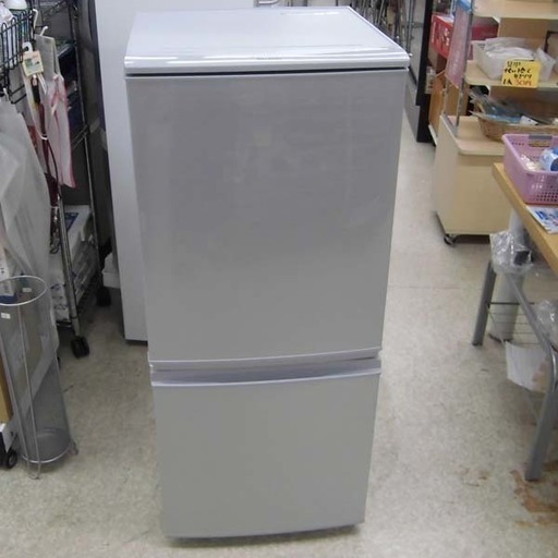 冷蔵庫 137L 2016年 シャープ SJ-D14B-S SHARP シルバー  2ドア 一人暮らし サイズ PayPay対応札幌市西区西野