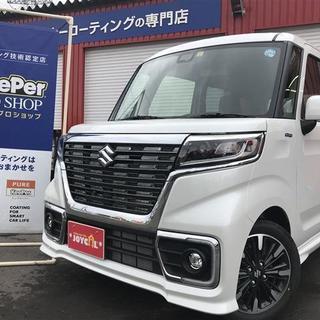 スズキ　スペーシアカスタム　ハイブリッドＸＳ　４ＷＤ　ＪＯＹＣＡＬ自社ローン取り扱い！の画像