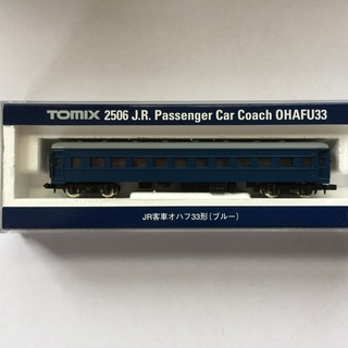 ☆中古美品☆ TOMIX 2506 JR客車　オハフ33形(ブルー)の画像