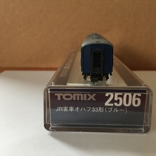 ☆中古美品☆ TOMIX 2506 JR客車　オハフ33形(ブルー)の画像