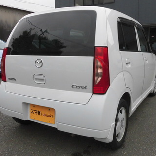 スマ軽　福岡　H21年式　キャロル　車検ほぼ２年付き！　白001の画像