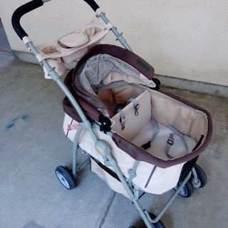 犬猫用ベビーカー　犬用バギーの画像