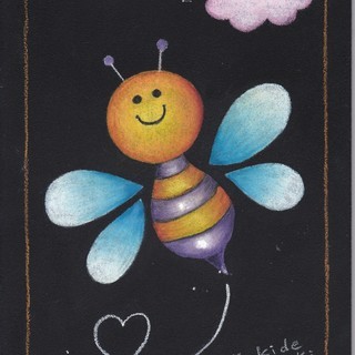 以外に夢中になれて心が活性化するチョークアートしませんか？！の画像