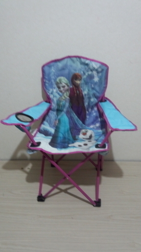 アナと雪の女王　キャンプ布チェアー　（ほぼ新品）