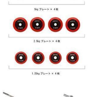 IROTECのラバーバーベル・ダンベルのセット(計50kg)