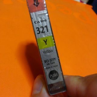 キャノン　インクカートリッジ　イエロー　BCI-321Y 純正品...