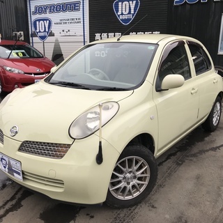 日産　マーチ　車検整備付き
