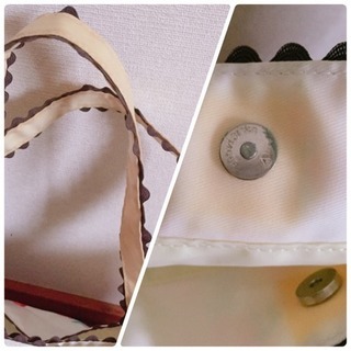 【未使用】花柄のトートバックの画像