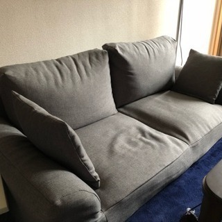 ローソファー&間接照明の画像