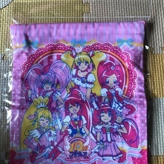 新品、未開封   プリキュア巾着
