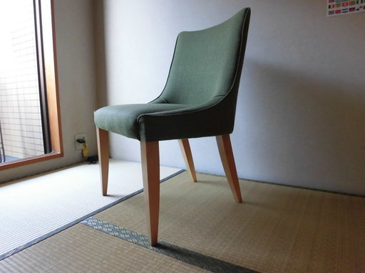 ざっくりした布貼。1点物。
