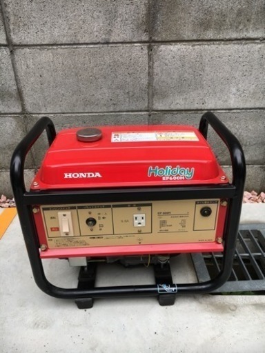 ○ジャンク品扱い【HONDA発電機 Holiday EP600H】 (いしびー ○ジャンク品扱い【HONDA発電機 Holiday EP600H】 (いしびー