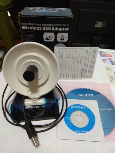 High-Power WiFi/無線LAN USB アダプタ　ドライバー不要　自分のWiFiの衰弱性をテストも