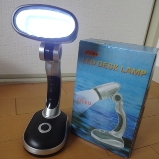 ★未使用★卓上LEDライト Led Desk Lamp JINLIDA 電気 ハンディサイズ 乾電池駆動 防災グッズの画像