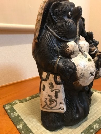 信楽焼き　たぬき