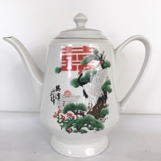 【アウトレット未使用品‼️】中国唐山特産品 高級茶具 カップ＆ソーサー ティーポット セット 陶器製の画像