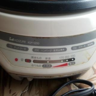 ●コイズミ グリル鍋・グリルパンKGP-1200/すき焼き・焼きそばの画像