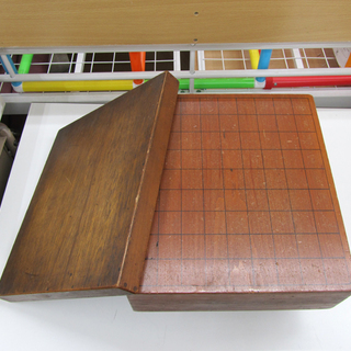 PayPay決済OK 将棋盤 蓋付 木製 脚付き 盤の厚さ11....