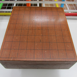 PayPay決済OK 将棋盤 蓋付 木製 脚付き 盤の厚さ11.5cm の画像