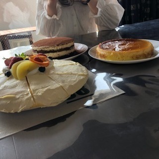 クレープ、ワッフル作り放題だよっ🎂