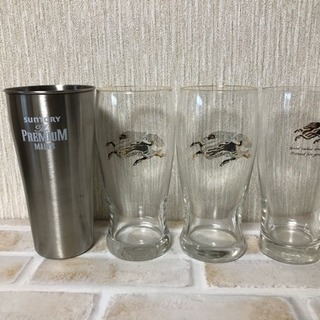 【非売品】ビアグラス4個セット＋1個