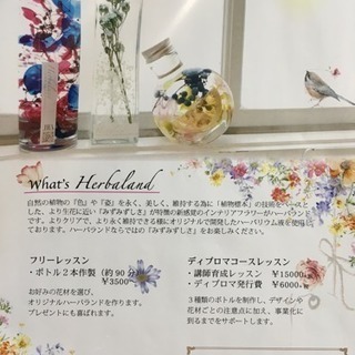 🌺ハーバリウムフリーレッスン  🌺