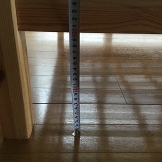 無印 セミダブルベットフレーム　組立式の画像