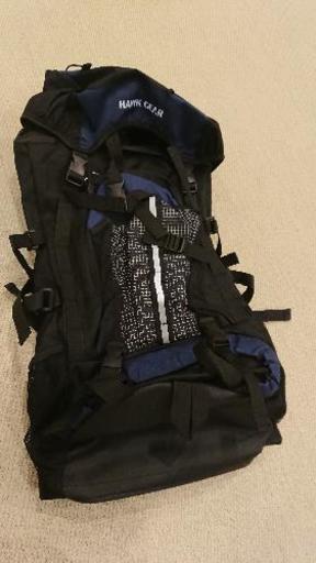 ［HAWK GEAR］55L バックパック（レインカバー付き）