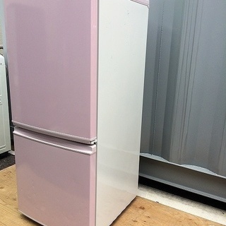 SHARP シャープ 冷凍冷蔵庫　SJ-14X-P ピンク 2012年製 単身 一人暮らし どっちもドア　事務所 店舗などに 動作確認済の画像