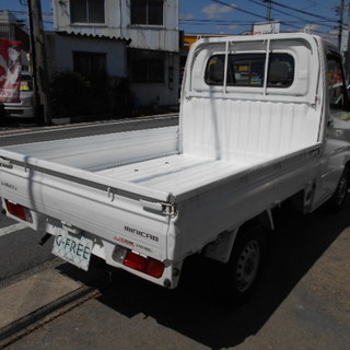 平成１３年式　三菱　ミニキャブトラック　Ｖタイプ　三方開　エアコン付き　タイミングベルト交換済み！の画像