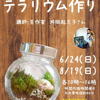 テラリウム作りワークショップ【湯来港流体験センター】【温泉入浴券...