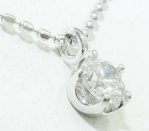 刻印有、テイクアップ、k18、k14、ダイヤ0.20ct、ネックレス