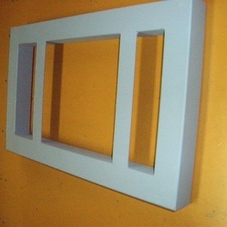 オリジナル手作り　ナンバー枠大型用 50x100角 タイプ//の画像