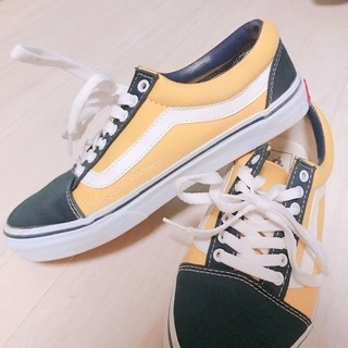 VANS イエロー 24.5の画像